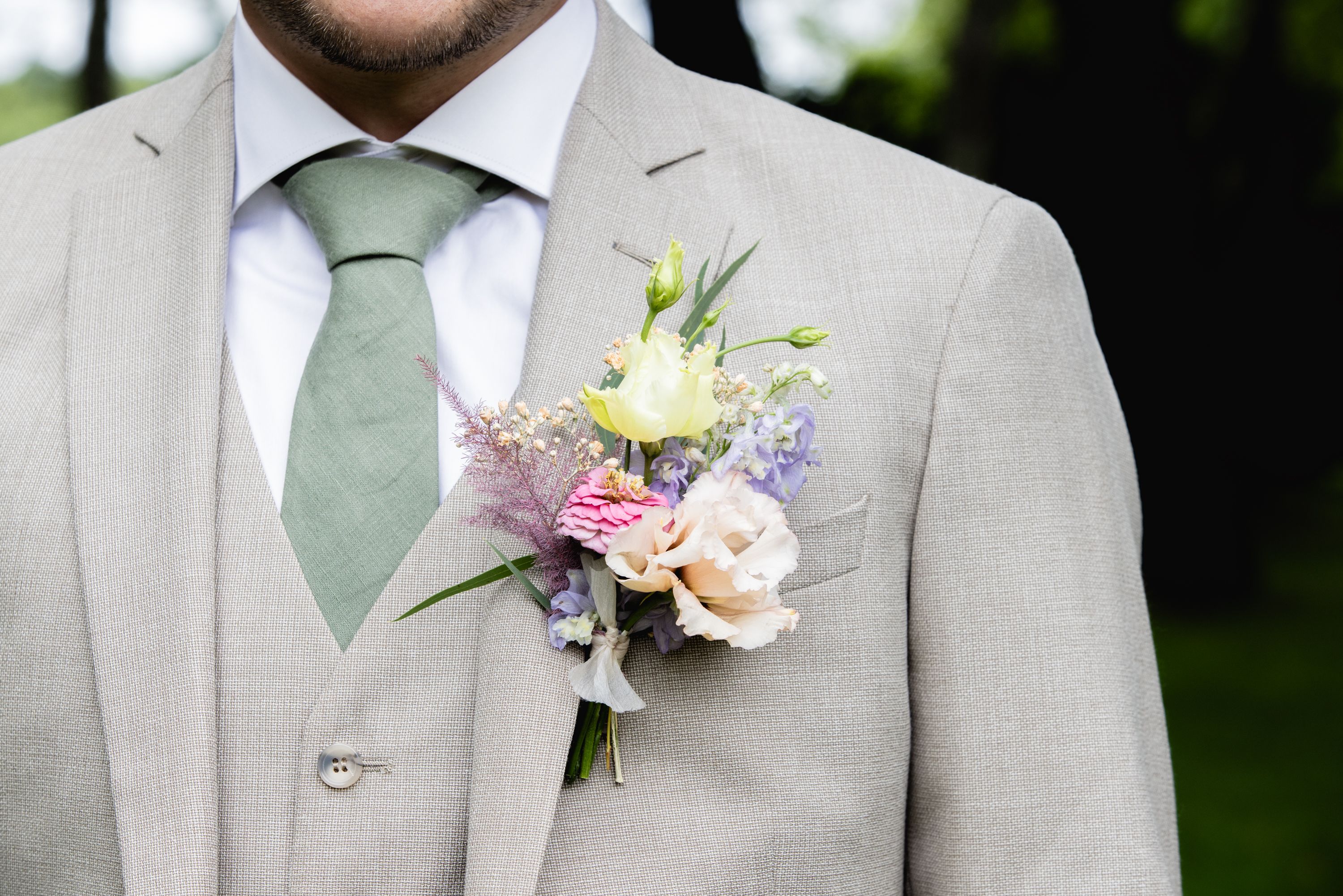 Boutonnière marié